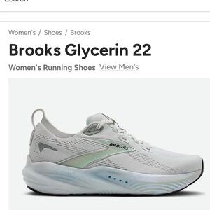 Brooks Woman’s  Glycerin 22 “Pearlized White”